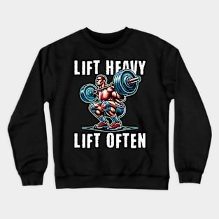 Lift heavy, lift often Crewneck Sweatshirt